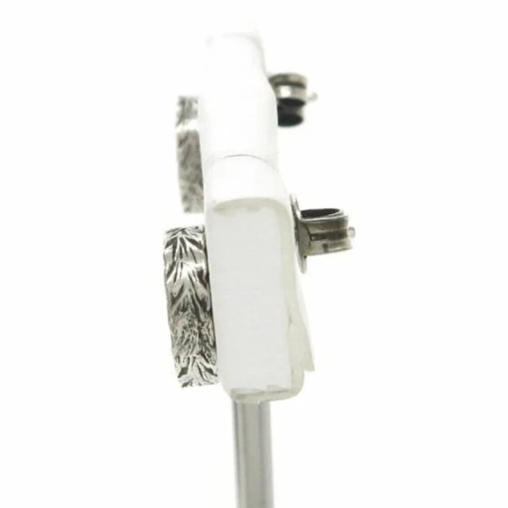 Gucci Interlocking G Arabesque Stud Earrings Silv… - image 4